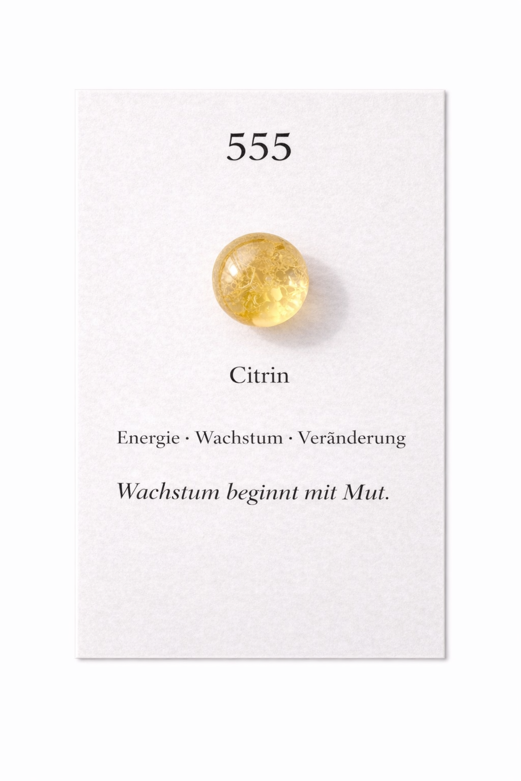 Engelszahl 555 Energie Anhänger