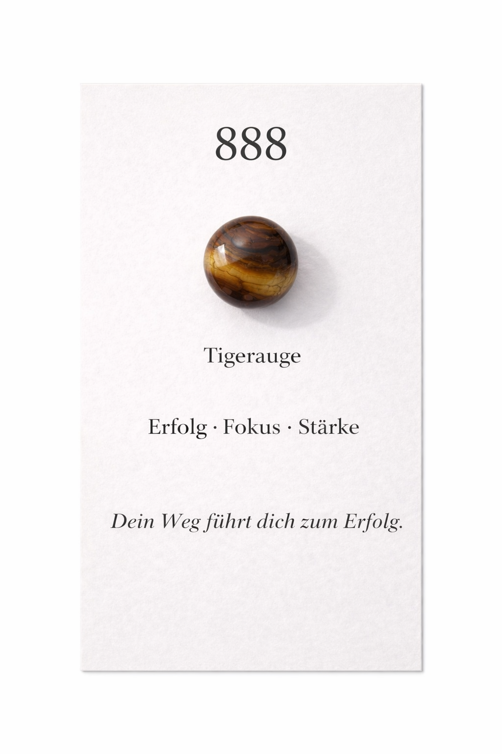 Engelszahl 888 Energie Anhänger