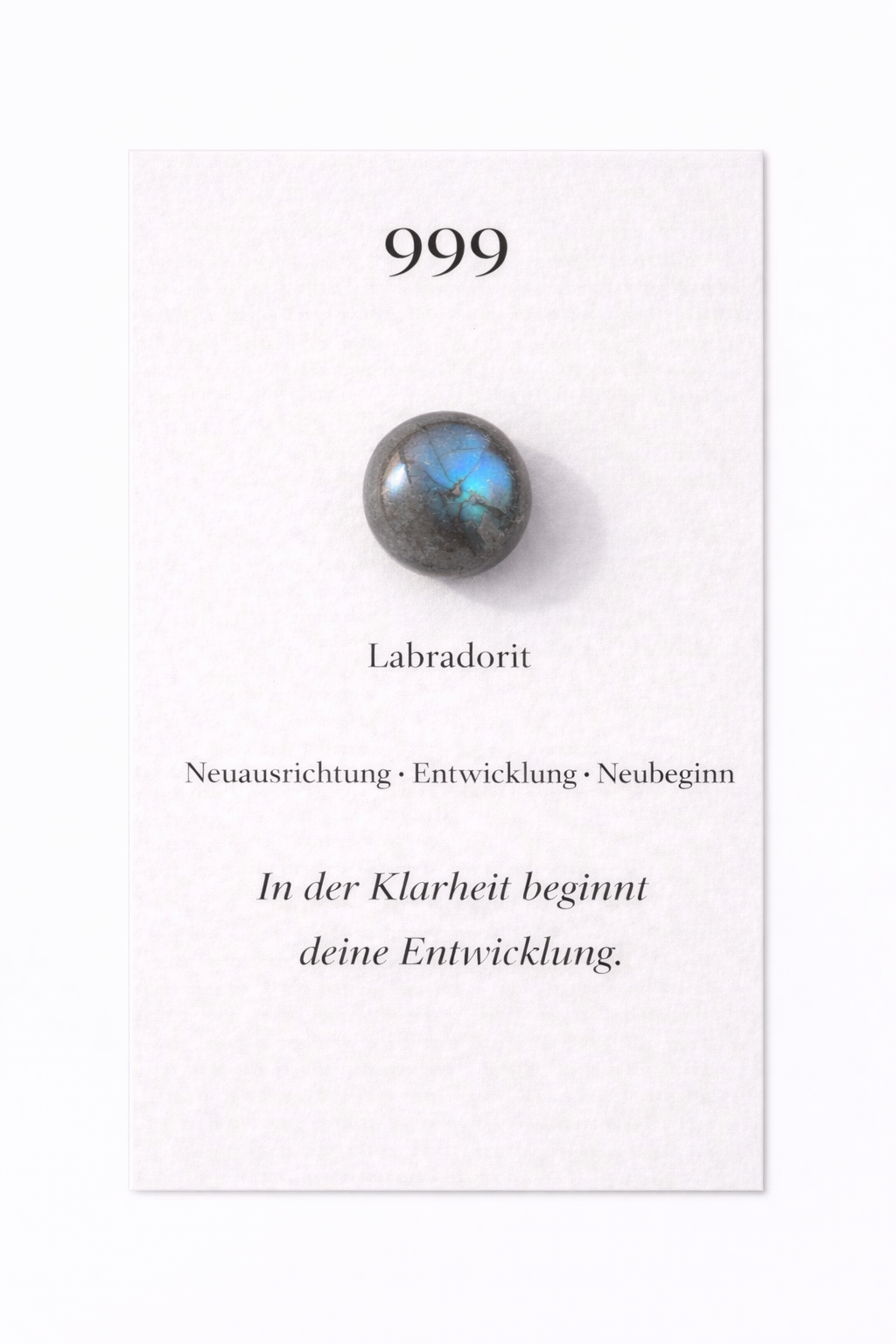 Engelszahl 999 Energie Anhänger